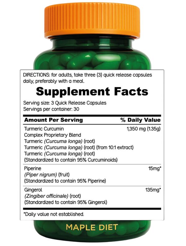 Cúrcuma con jengibre y pimienta negra